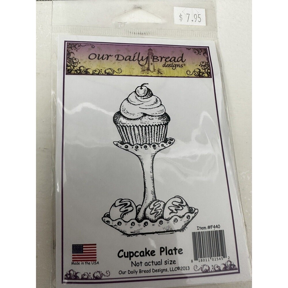 Our Daily Bread Designs Cupcake plate cling stamp cake birthday card making
